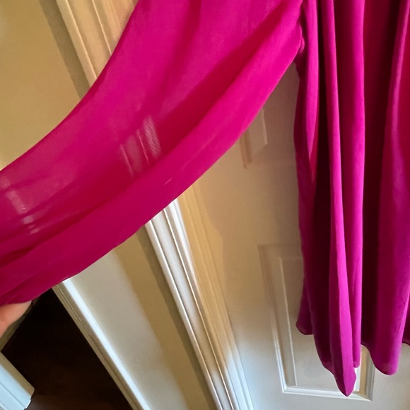 NWT Trina Turk Fuscia dress. Size XL - Picture 4 of 4